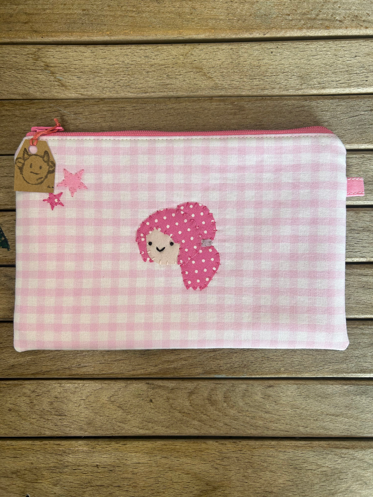 Hand made adventure time princess bubblegum pouch/pencil case