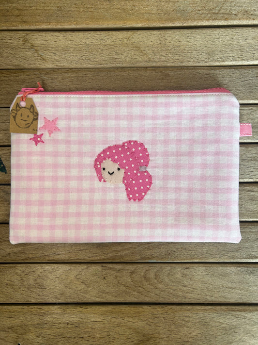 Hand made adventure time princess bubblegum pouch/pencil case