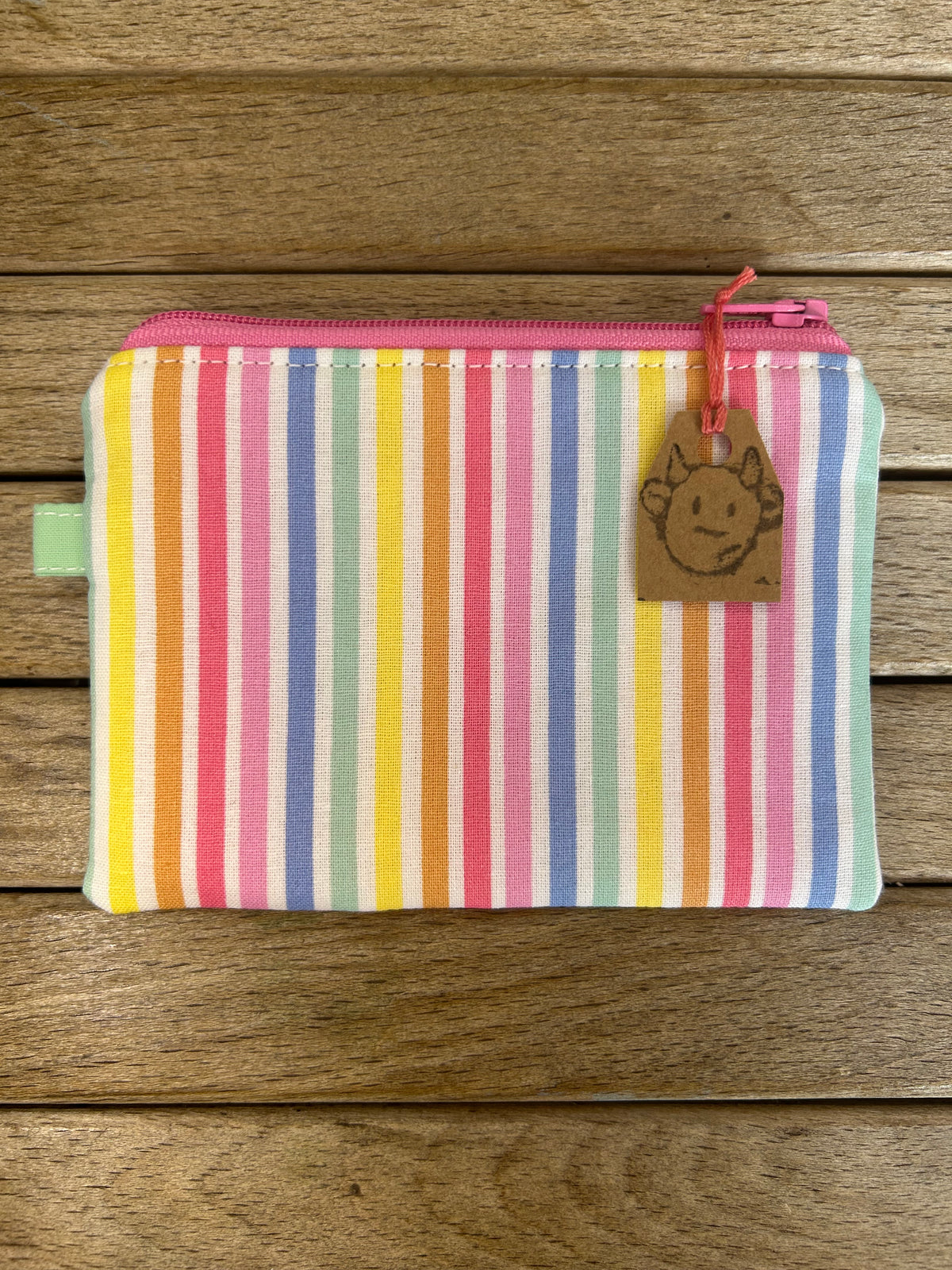 Hand made adventure time Jake the dog Strawberry pouch/coin purse