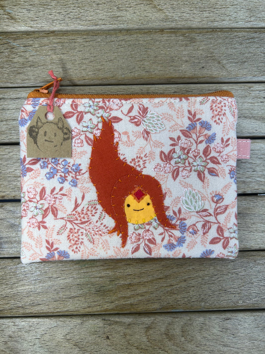 Hand made adventure time Flame Princess pouch/coin purse
