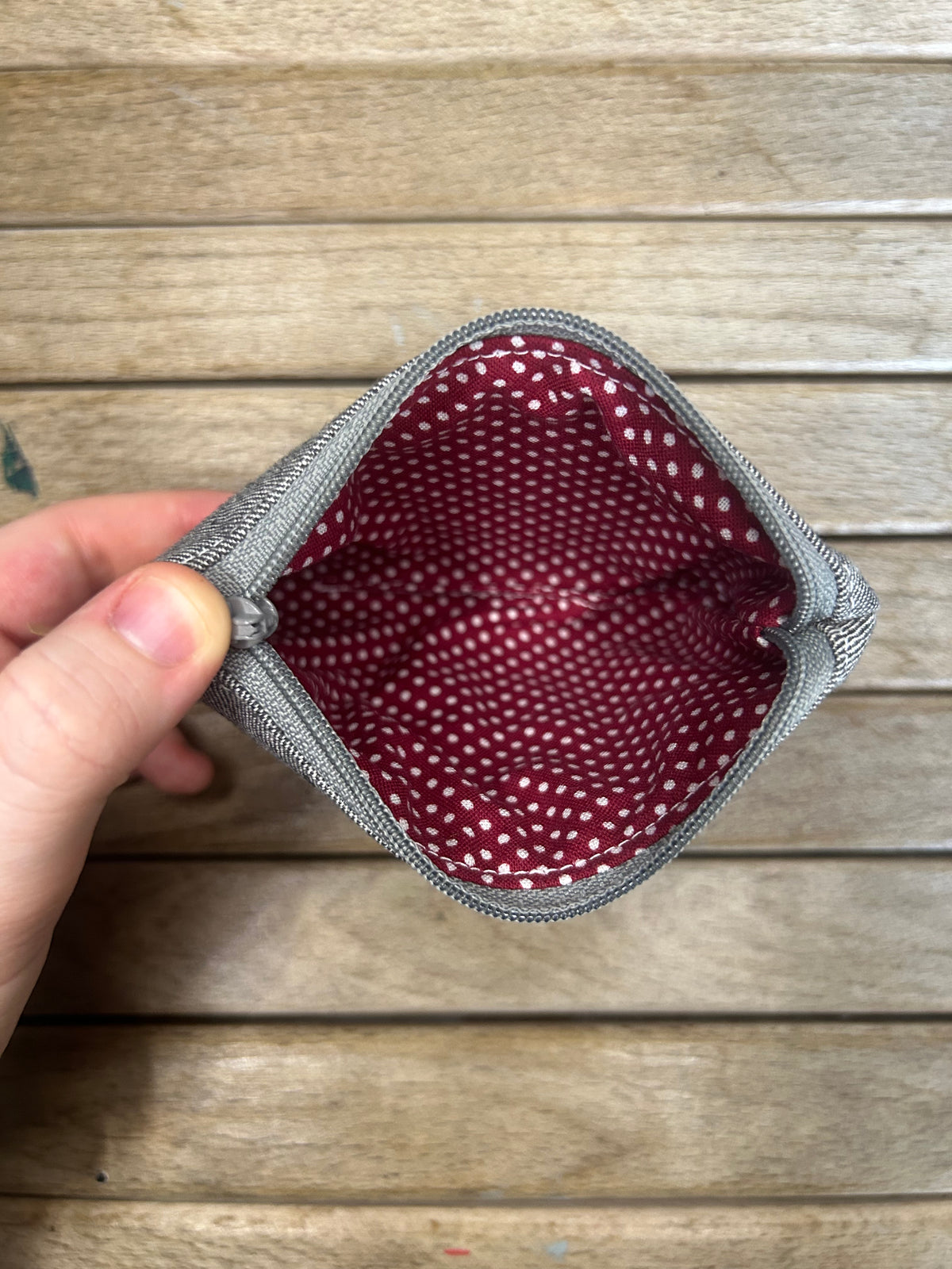 Hand made adventure time Marceline's cat sweater pouch/coin purse