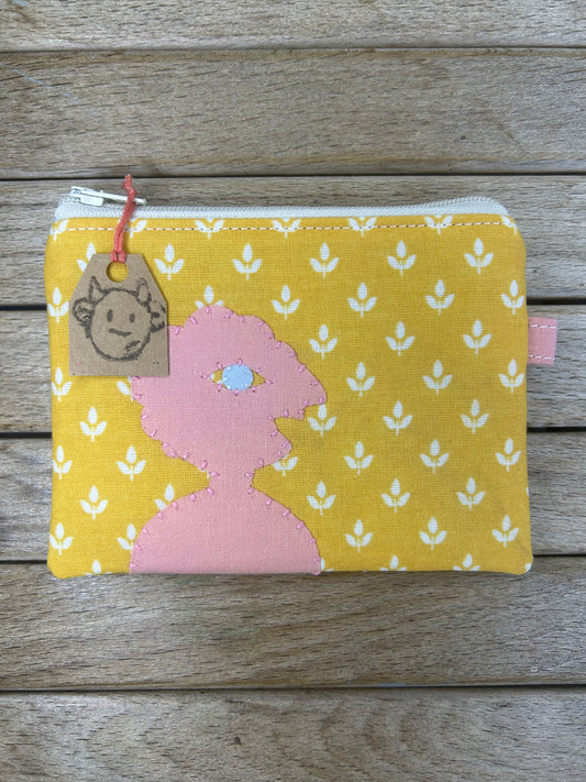 Hand made adventure time Prismo the Wishmaster pouch/coin purse